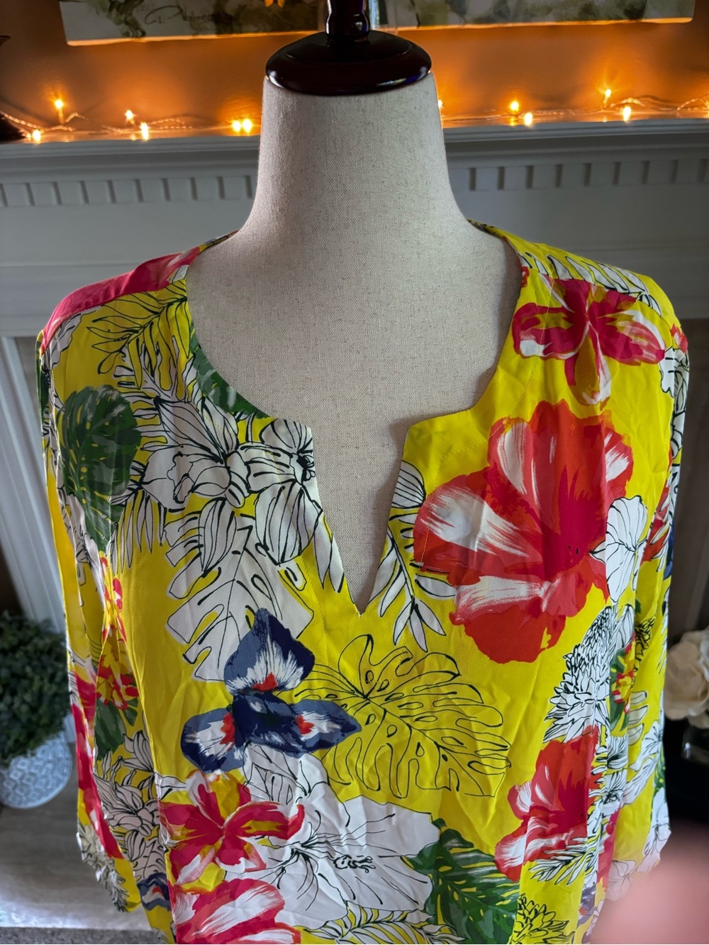 *NEW* Violet + Claire Floral Blouse - Size 3XL - Picture 5 of 6